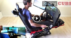 The RacingCube motion simulator