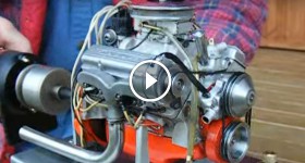 Worlds Smallest Running Chevy V-8