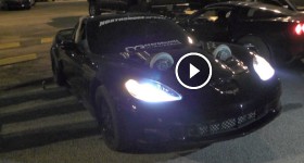 2400HP Twin Turbo Corvette at TX2K15 Tearing up the Streets!