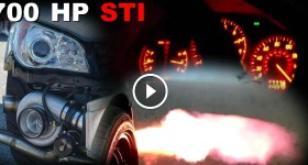 700 hp WRX STi busted by police! 191 mph run anti lag fire dyno launch #boostaholics