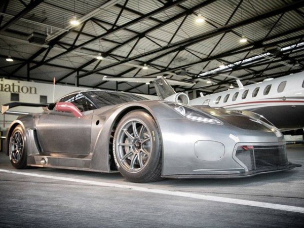 Callaway's Corvette C7 GT3-R front three quarters side angle