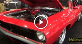 1970 Hemi Cuda McLeod Racing Project at 2015 Sema Motor Show