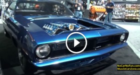 1972 Plymouth Cuda LS7 with Mercury Racing Heads - 2015 Sema Motor Show