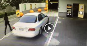 High speed accident at Quick Quack Car Wash