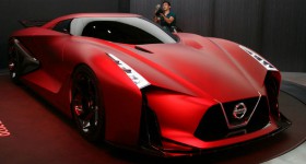 Nissan Concept 2020 Vision Gran Turismo front side three quarters - cl