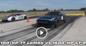 Nissan GT-R Hood FAIL at 180MPH!!!