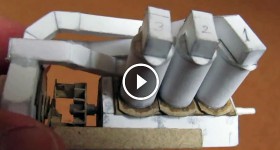 V6 engine working paper model