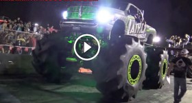 LATHER CONSTRUCTION TRUCK IS HUGE -