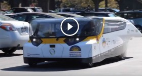 Super car. Electric Vehicles for the city. Top green innovation. Eco technology