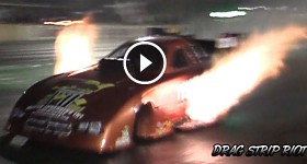 2015 Night Under Fire Nitro Funny Cars Dale Creasy Jr. Jack Wyatt Drag Racing Videos
