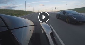 ESS Supercharged Audi R8 V10 800 HP vs Lamborghini LP560-4 Quicksilver exhaust + ECU-tune