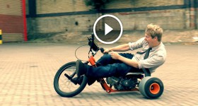 Motorised Drift Trike = FUN