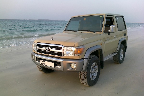 Toyota Land Cruiser front three quarters