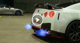 EXPLOSIVE Nissan GTR Rev Battle!
