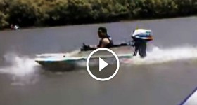 HOMEMADE MINI SPEED BOAT!! Part 2 Speed Stability Test