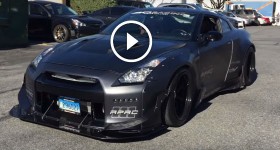 INSANE Wide Body Rocket Bunny Nissan GT-R R35 by APAC - SOUND!