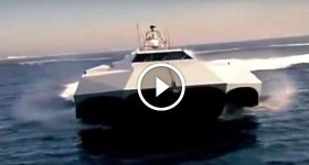 SUPER FAST US Navy M80 Stiletto Stealth Ship