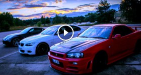 Nissan Skyline R34 GTR vs Nissan 350Z BiTurbo