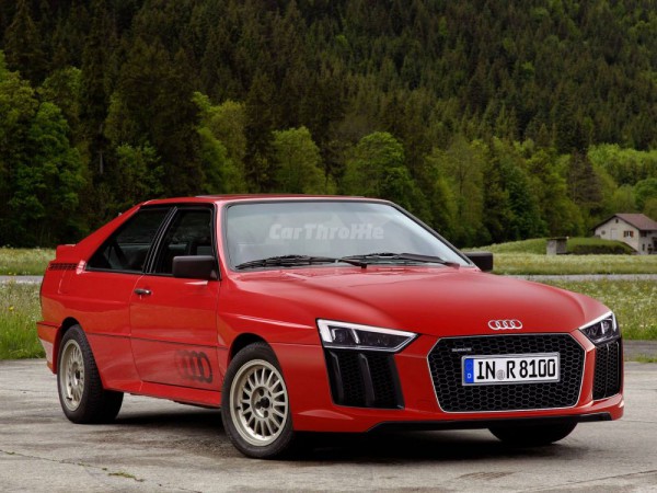 Audi Quattro R8 front three quarters