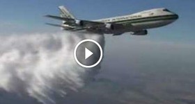 Boeing 747 High Altitude Water Drop