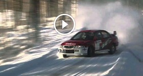 Henning Solberg living up to his sponsor Go Fast