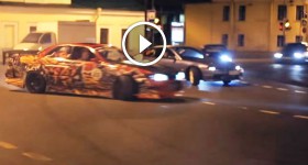 Illegal street drift Saint Petersburg