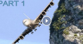 Most DANGEROUS and STRANGEST AIRPORTS in the WORLD! Most amazing & crosswind landings!! - Part 1