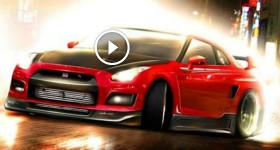 Nissan GTR drift