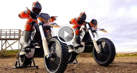 RC ADVENTURES - DUAL 1-4 scale ARX540 Motocross Bikes - First Run at the Track -