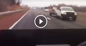Red Dragon on 22lbs leaving posi strips on the interstate from a roll