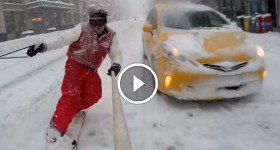 SNOWBOARDING WITH THE NYPD