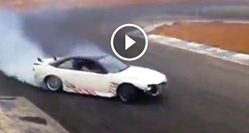 The satisfaction of a perfectly nailed drift with Nissan Silvia S14