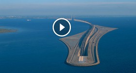 oresund tunnel bridge that links denmark and sweden