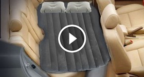 Sleeping in your car with Opar Car Travel Inflatable Mattress