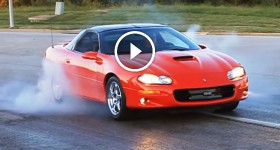 Chevy Camaro SS Burnout FAIL