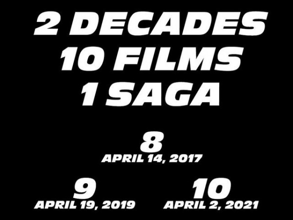 Fast and Furious 9 and 10 Are Coming release dates