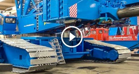 Incredible RC Liebherr crane! LARGE RC machine! Liebherr LR 1750