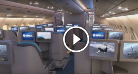 Inside the Airbus A380 Interior -