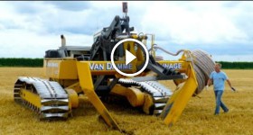 Inter-Drain GP-Series V plow laying trenchless field drainage Van Damme Drainage