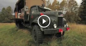 The Beermoth - Sawday's Canopy and Stars Glamping in Scotland with vintage fire truck