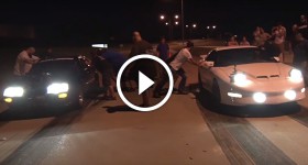 Muscle Car Drag Racing on Dallas STREETS!