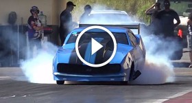 TWIN TURBO CAMARO 6.35 @ 226 MPH 19.2.2016