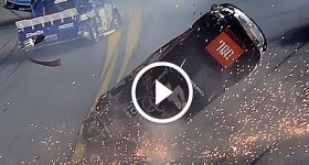 2016 Daytona 500 Finish - Christopher Bell Huge Flip