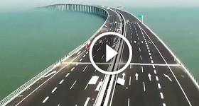 China Has Opened The Longest Sea Bridge In The World