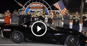 Twin Turbo Corvette Pro Line Small Block com FT500 vence o Lights OUT 7!