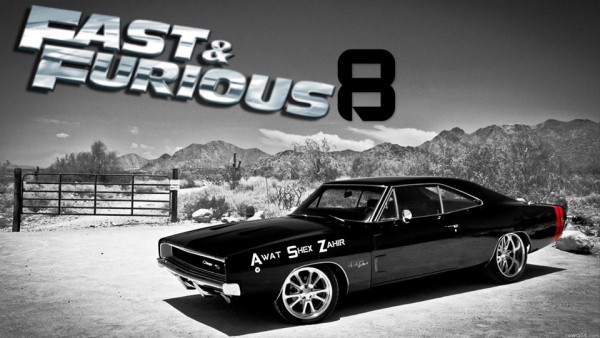 Fast and Furious 8 Dodge Charger poster
