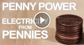 How To Make a 3 Penny Homemade Battery