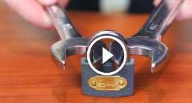 Lock Pick set: How to open a lock with a nut wrench