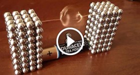 My Buckyballs motor with magnetic balls