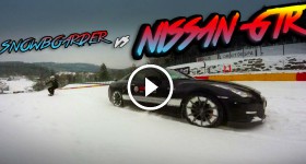 RSR OffSeason - 2013 Nissan GT-R vs Snowboarder - Spa-Francorchamps